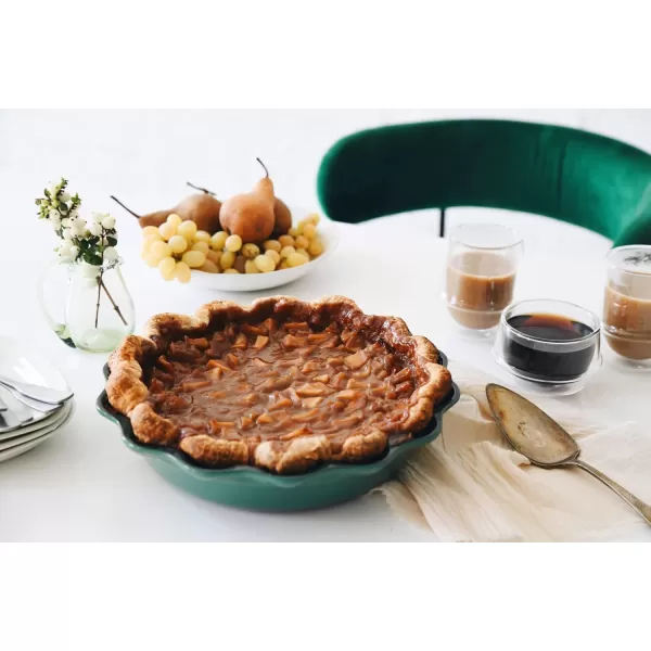 imageLe Creuset Stoneware 9quot Heritage Pie Dish CeriseArtichaut