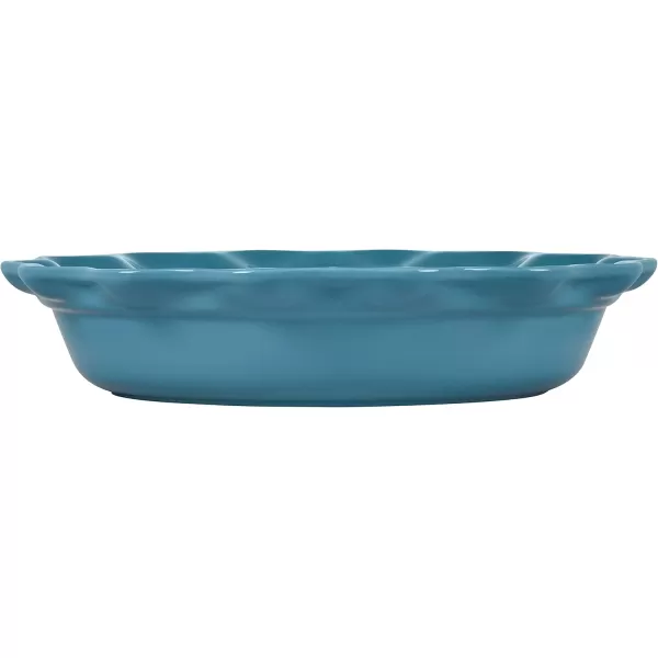 imageLe Creuset Stoneware 9quot Heritage Pie Dish CeriseCaribbean