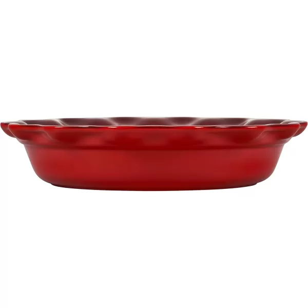 imageLe Creuset Stoneware 9quot Heritage Pie Dish CeriseCerise