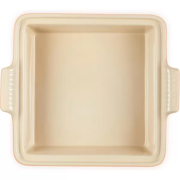 imageLe Creuset Stoneware Heritage Covered Square Casserole 9Inch ArtichautFlame