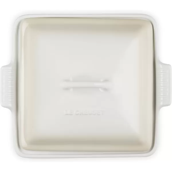 imageLe Creuset Stoneware Heritage Covered Square Casserole 9Inch ArtichautMeringue