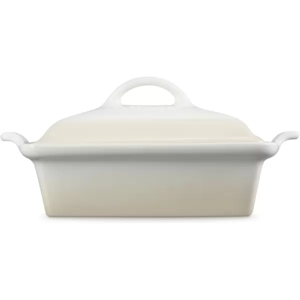 imageLe Creuset Stoneware Heritage Covered Square Casserole 9Inch ArtichautMeringue