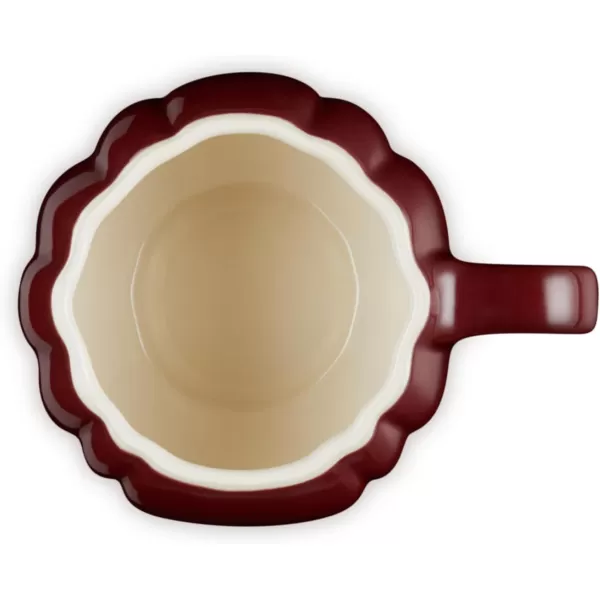 imageLe Creuset Stoneware Pumpkin Mug with Lid 14 oz WhiteRhone