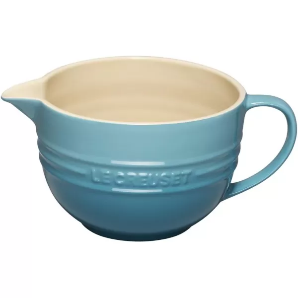 imageLe Creuset Stoneware Signature Batter Bowl 325qt CeriseCaribbean