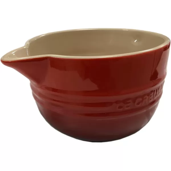 imageLe Creuset Stoneware Signature Batter Bowl 325qt CeriseCerise