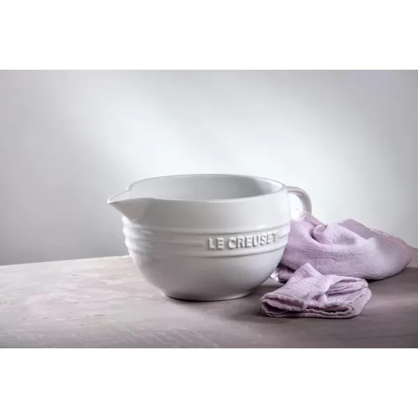 imageLe Creuset Stoneware Signature Batter Bowl 325qt CeriseOyster