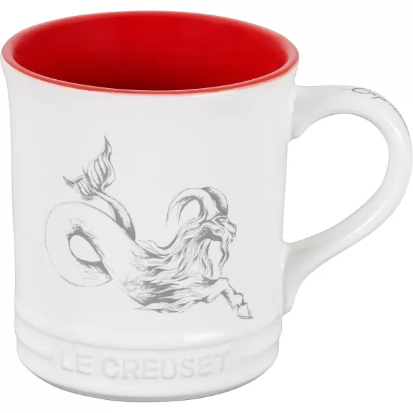 imageLe Creuset Stoneware Zodiac Coffee Mug 14 oz PiscesCapricorn