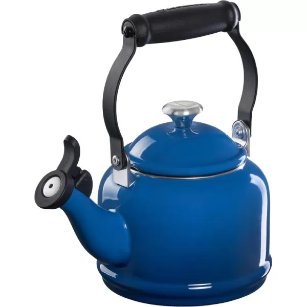 imageLe Creuset Enamel On Steel Demi Tea Kettle with Metal Finishes 125 qt ArtichautMarseille