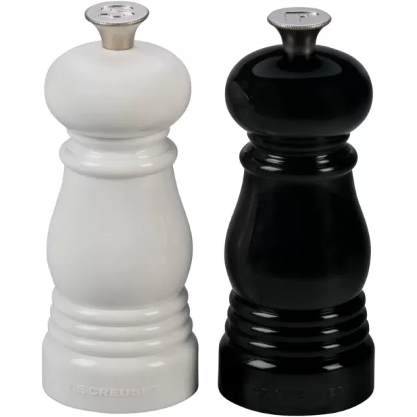 imageLe Creuset Salt and Pepper Mill Set 8Inch CeriseBlackWhite