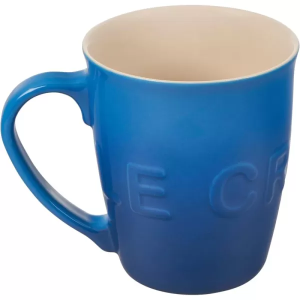 imageLe Creuset Stoneware 20 oz ExtraLarge Logo Coffee Mug CeriseMarseille