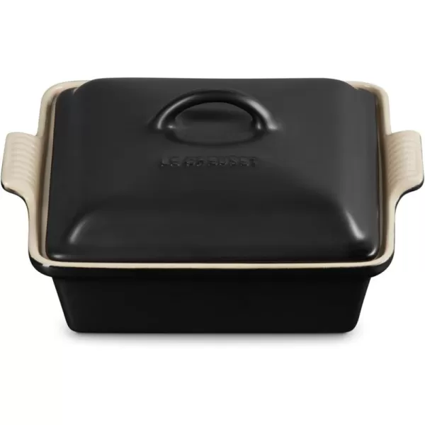 imageLe Creuset Stoneware Heritage Covered Square Casserole 9Inch ArtichautLicorice