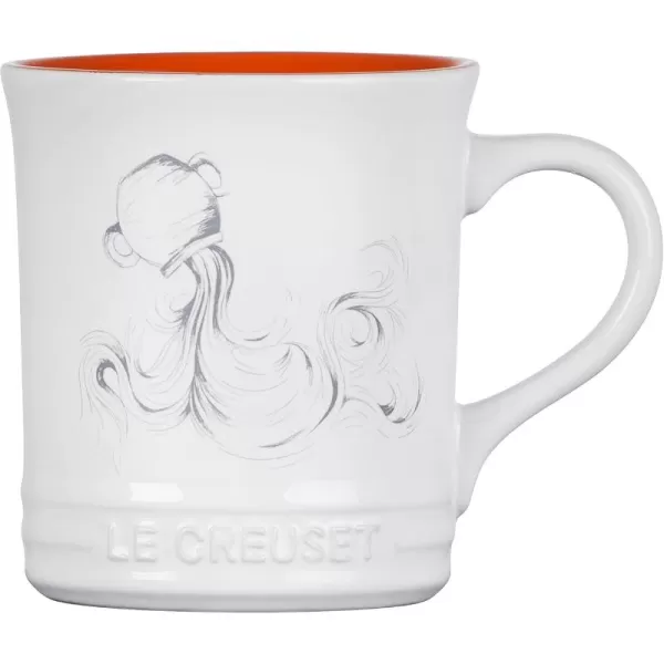 imageLe Creuset Stoneware Zodiac Coffee Mug 14 oz PiscesAquarius