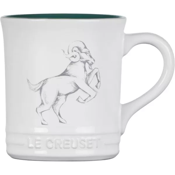 imageLe Creuset Stoneware Zodiac Coffee Mug 14 oz PiscesAries