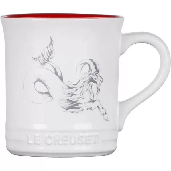 imageLe Creuset Stoneware Zodiac Coffee Mug 14 oz PiscesCapricorn