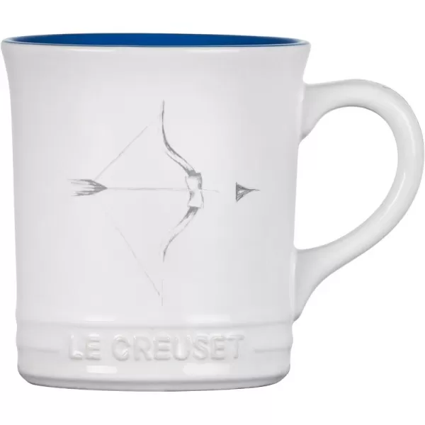 imageLe Creuset Stoneware Zodiac Coffee Mug 14 oz PiscesSagittarius