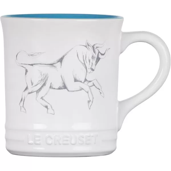 imageLe Creuset Stoneware Zodiac Coffee Mug 14 oz PiscesTaurus