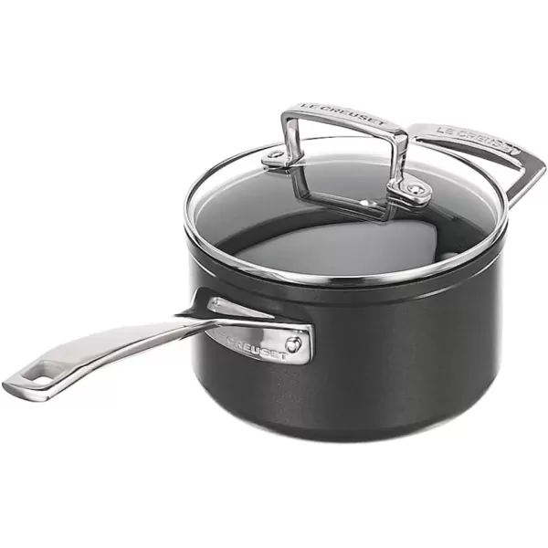 imageLe Creuset Toughened Nonstick PRO Saucepan With Glass Lid 4 qt0 Quarts