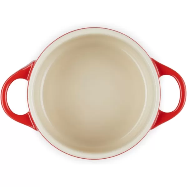 imageLe Creuset Nol Collection Stoneware Mini Cocotte with Star Knob 24 oz ArtichautCerise