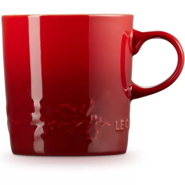 imageLe Creuset Stoneware Holly Collection London Mug 12oz ArtichautCerise