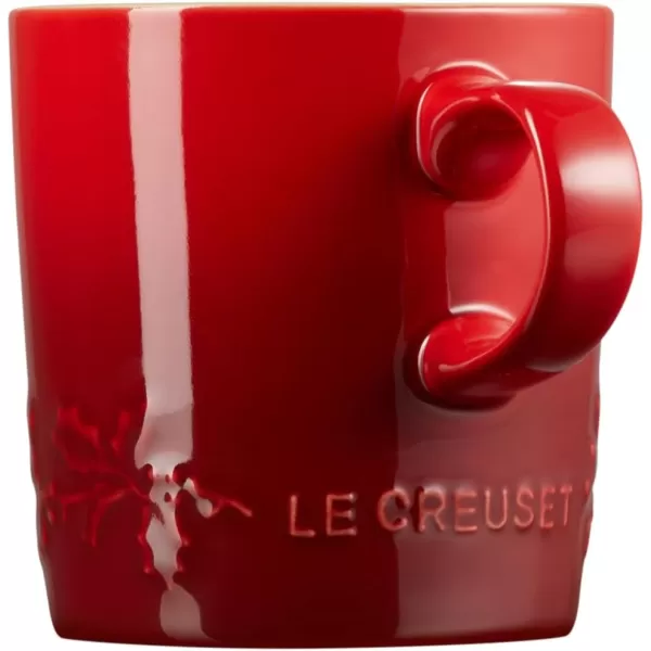 imageLe Creuset Stoneware Holly Collection London Mug 12oz ArtichautCerise