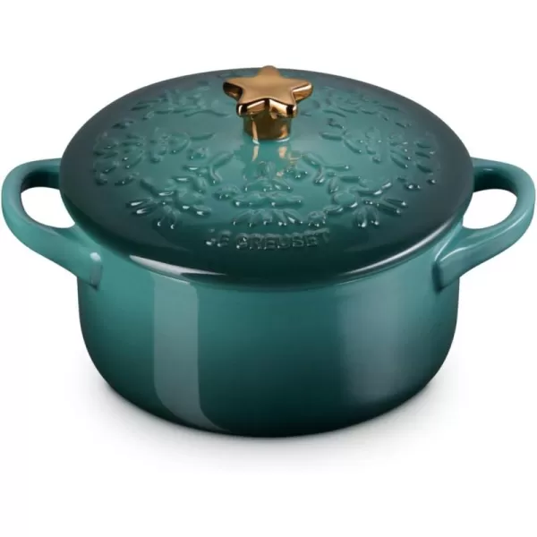 imageLe Creuset Nol Collection Stoneware Mini Cocotte with Star Knob 24 oz ArtichautArtichaut