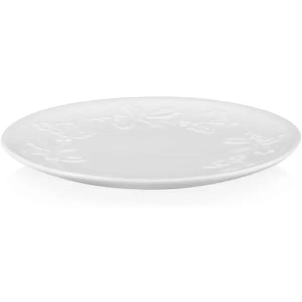 imageLe Creuset Stoneware Holly Collection Dessert Plate 7quot WhiteWhite