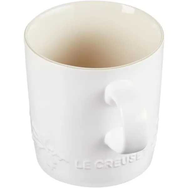 imageLe Creuset Stoneware Holly Collection London Mug 12oz ArtichautWhite