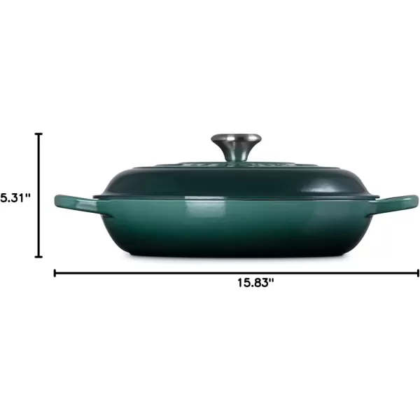 imageLe Creuset Enameled Cast Iron Signature Braiser 5 qt Sea SaltArtichaut