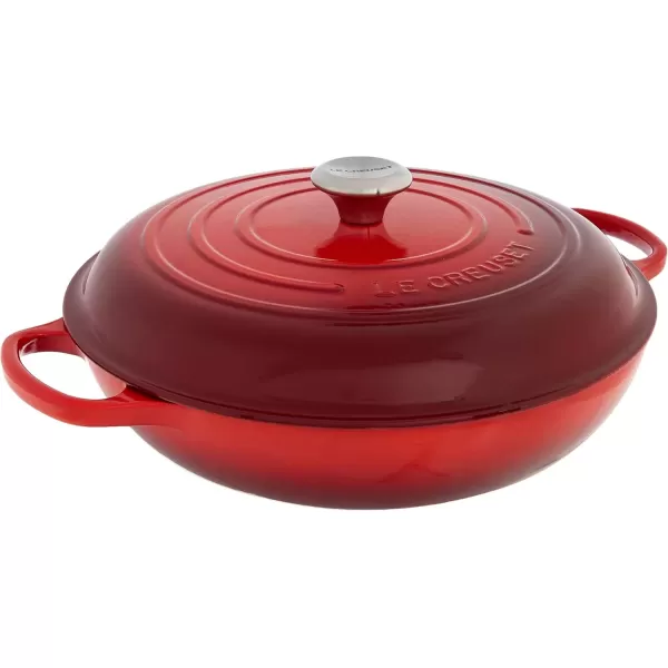 imageLe Creuset Enameled Cast Iron Signature Braiser 5 qt Sea SaltCerise