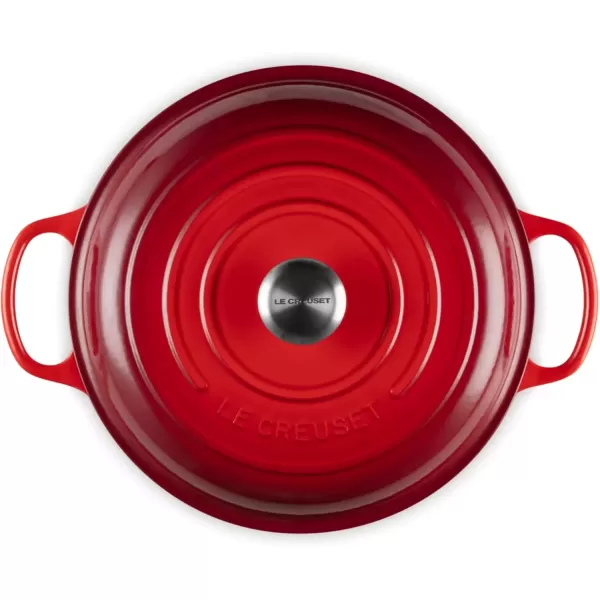 imageLe Creuset Enameled Cast Iron Signature Braiser 5 qt Sea SaltCerise