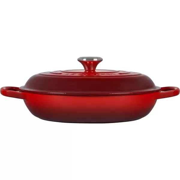 imageLe Creuset Enameled Cast Iron Signature Braiser 5 qt Sea SaltCerise