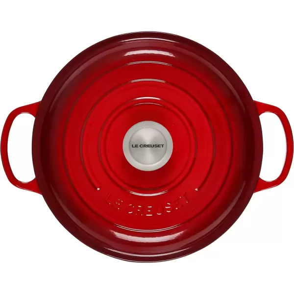 imageLe Creuset Enameled Cast Iron Signature Braiser 5 qt Sea SaltCerise
