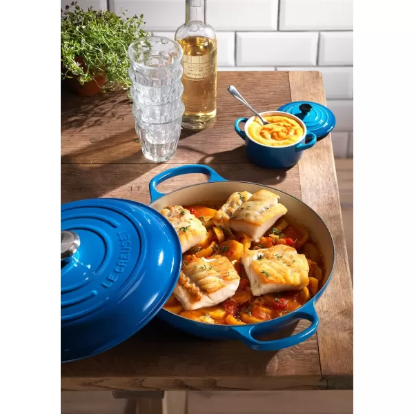 imageLe Creuset Enameled Cast Iron Signature Braiser 5 qt Sea SaltMarseille