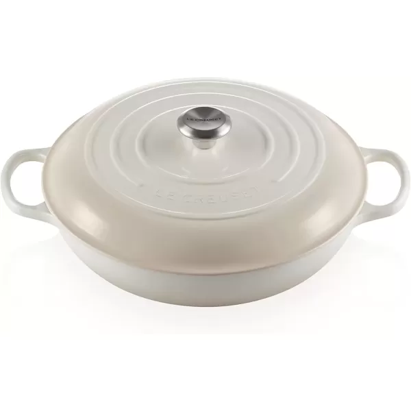 imageLe Creuset Enameled Cast Iron Signature Braiser 5 qt Sea SaltMeringue