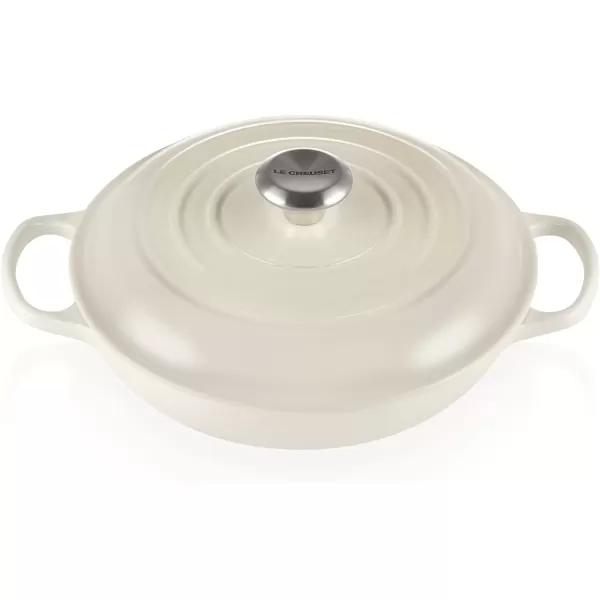 imageLe Creuset Enameled Cast Iron Signature Braiser 5 qt Sea SaltMeringue