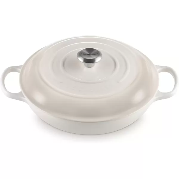 imageLe Creuset Enameled Cast Iron Signature Braiser 5 qt Sea SaltMeringue