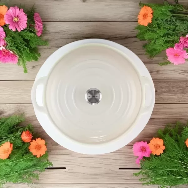 imageLe Creuset Enameled Cast Iron Signature Braiser 5 qt Sea SaltMeringue