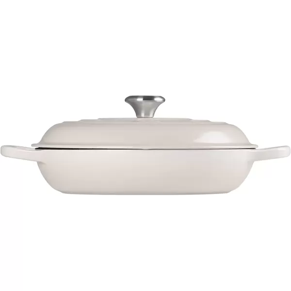 imageLe Creuset Enameled Cast Iron Signature Braiser 5 qt Sea SaltMeringue