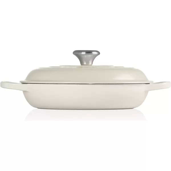 imageLe Creuset Enameled Cast Iron Signature Braiser 5 qt Sea SaltMeringue