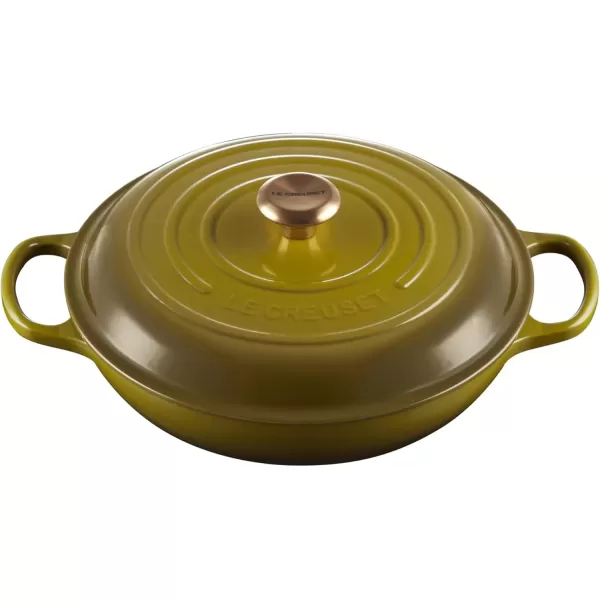 imageLe Creuset Enameled Cast Iron Signature Braiser 5 qt Sea SaltOlive