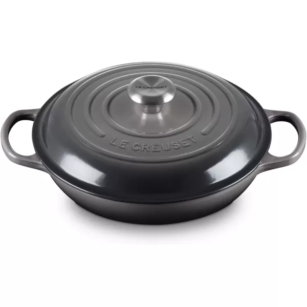 imageLe Creuset Enameled Cast Iron Signature Braiser 5 qt Sea SaltOyster