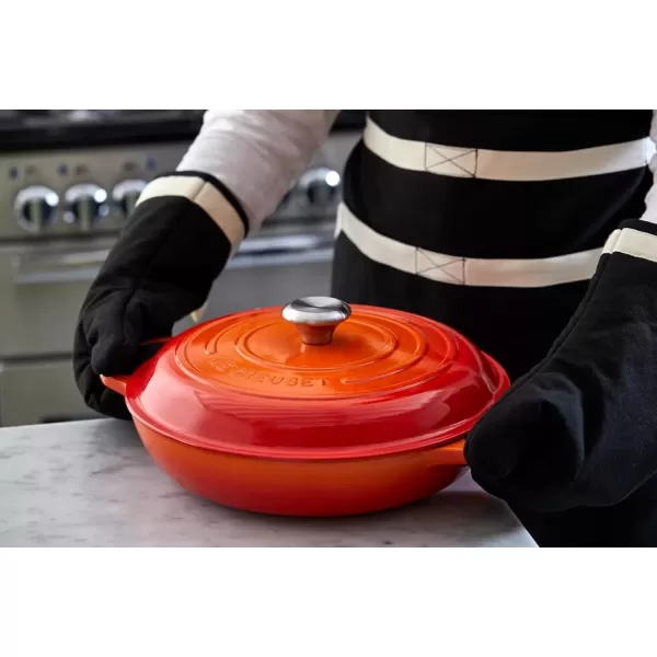 imageLe Creuset Enameled Cast Iron Signature Braiser 5 qt Sea SaltPeche