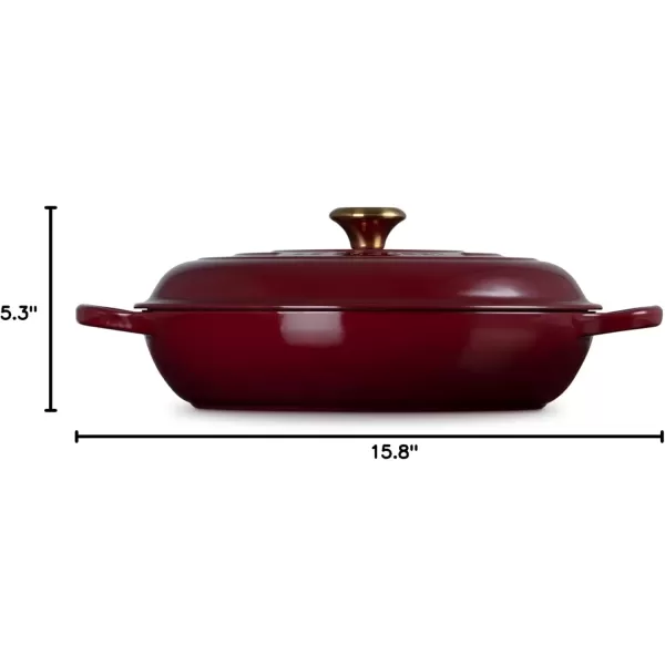 imageLe Creuset Enameled Cast Iron Signature Braiser 5 qt Sea SaltRhone