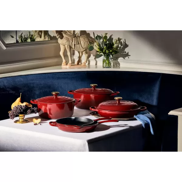 imageLe Creuset Enameled Cast Iron Signature Braiser 5 qt Sea SaltRhone