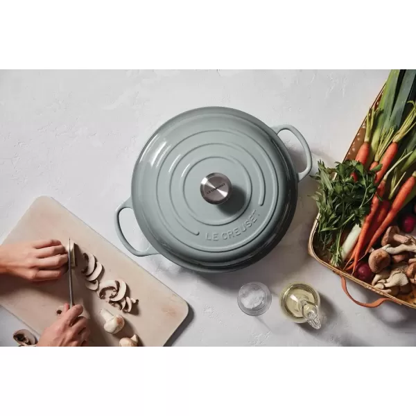 imageLe Creuset Enameled Cast Iron Signature Braiser 5 qt Sea SaltSea Salt