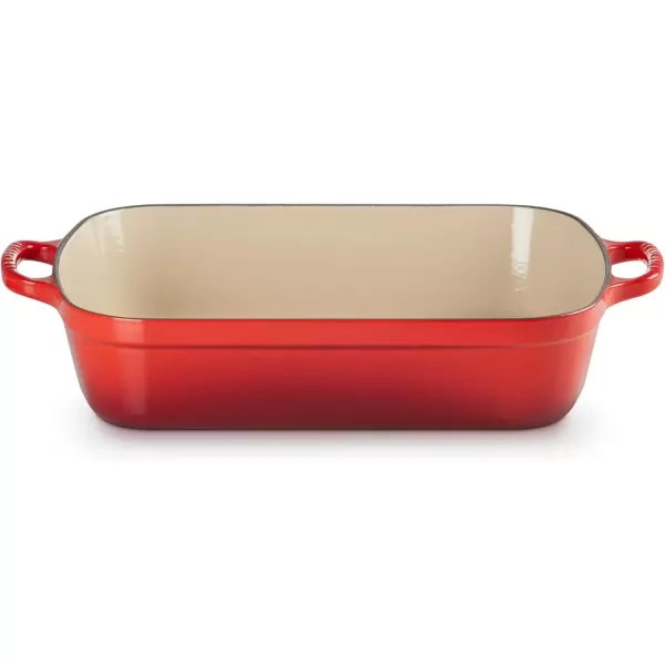 imageLe Creuset Enameled Cast Iron Signature Rectangular Roaster 525 qt 117quot x 168quot  OysterCerise