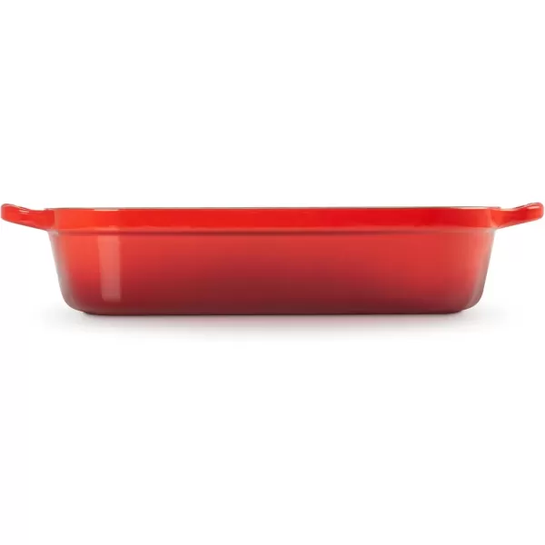 imageLe Creuset Enameled Cast Iron Signature Rectangular Roaster 525 qt 117quot x 168quot  OysterCerise