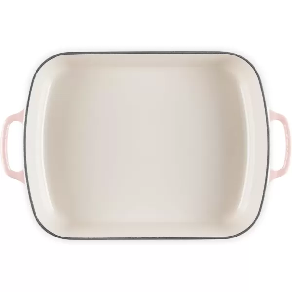 imageLe Creuset Enameled Cast Iron Signature Rectangular Roaster 525 qt 117quot x 168quot  OysterPeche