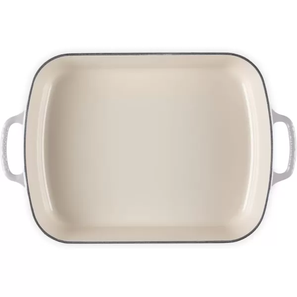 imageLe Creuset Enameled Cast Iron Signature Rectangular Roaster 525 qt 117quot x 168quot  OysterShallot