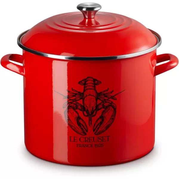 imageLe Creuset Enamel On Steel Traditional Lobster Stockpot 20 qt Carmin